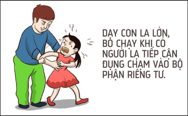 hinh anh tre bao ve ban than
